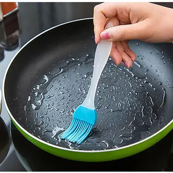 

1x Silicone Baking Bakeware Bread Cook Pastry Oil Cream BBQ Tools Basting Brush freedom color