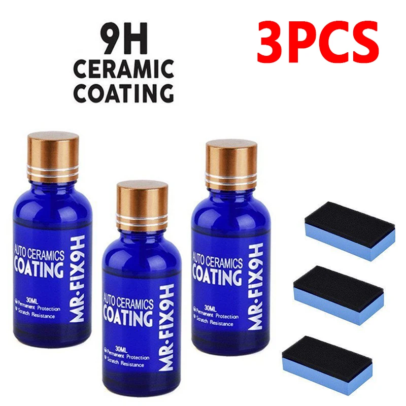 

30ml Car Auto 9H Nano Practical Paint Glass Coats Cares Ceramics Liquids Wax Anti Scratch Nano Ceramic Glass Coating Liquid