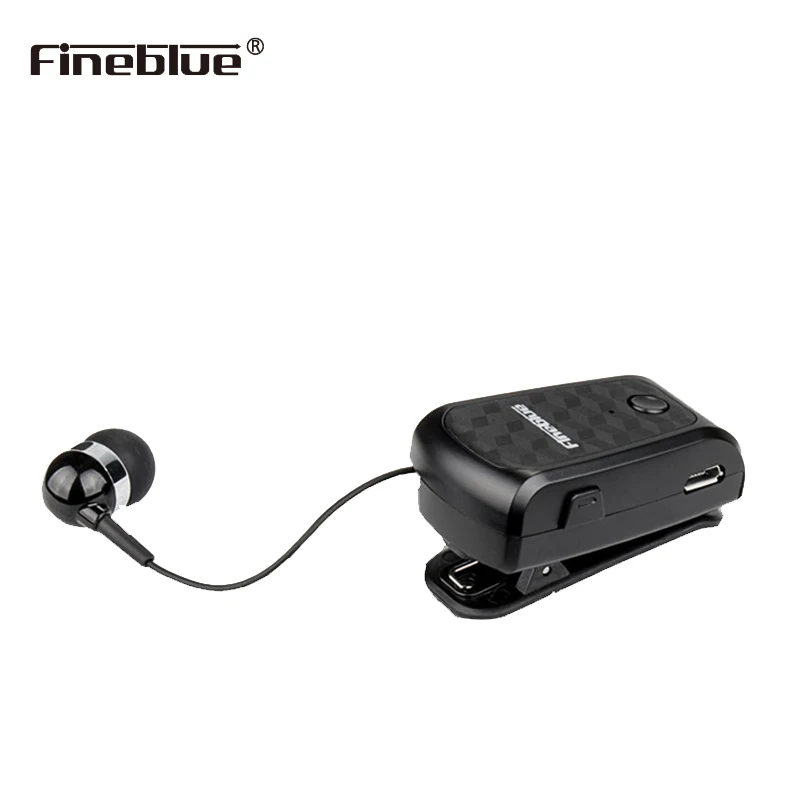 Fineblue FQ 10 bluetooth наушники выдвижной вкладыши Стиль Hand Free противошумные с микрофоном