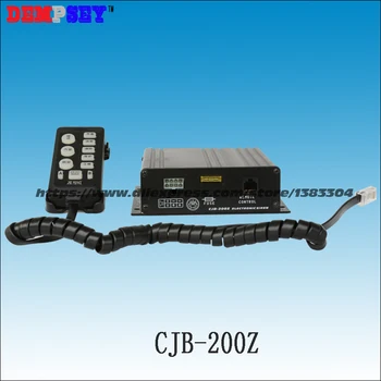 

Free shipping! 200Z High quality 200W Police siren with Microphone,DC12V,7 tones,2 light control switches,8ohm ,without speaker