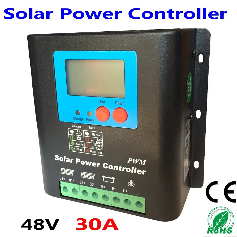 48V 30A Intelligent 48V Solar Charge Controller for Solar power system