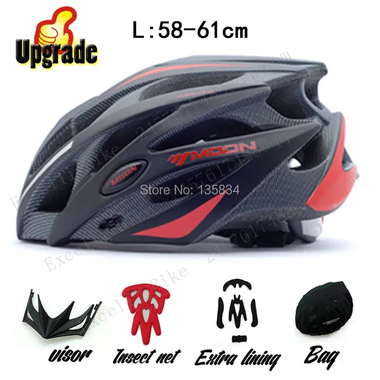 Upgrade Extra lining & Chin Pad Cycling Helmets Bicycle Head Protector
