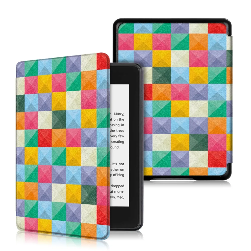 Kindle Paperwhite чехол с принтом чехол из искусственной кожи Slimshell для Amazon Kindle Paperwhite 4 чехол 10 поколения Funda Capa