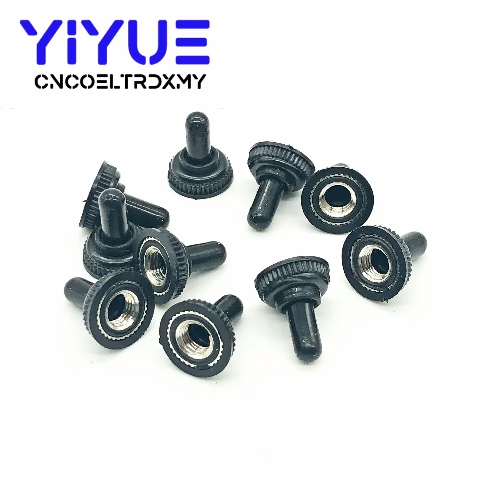 

10Pcs 6mm toggle switch waterproof cap dust cap MTS Mini toggles cap WPC-05 waterproof glue cap