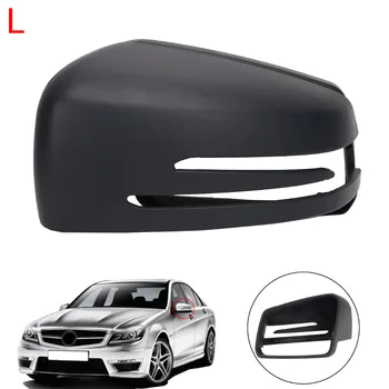 

Left Side Door Wing Rear View Mirror Cover Cap For Mercedes Benz MB E C S Class W212 W204 W221 C200 C300 S350 S500 E300 #WN181-L