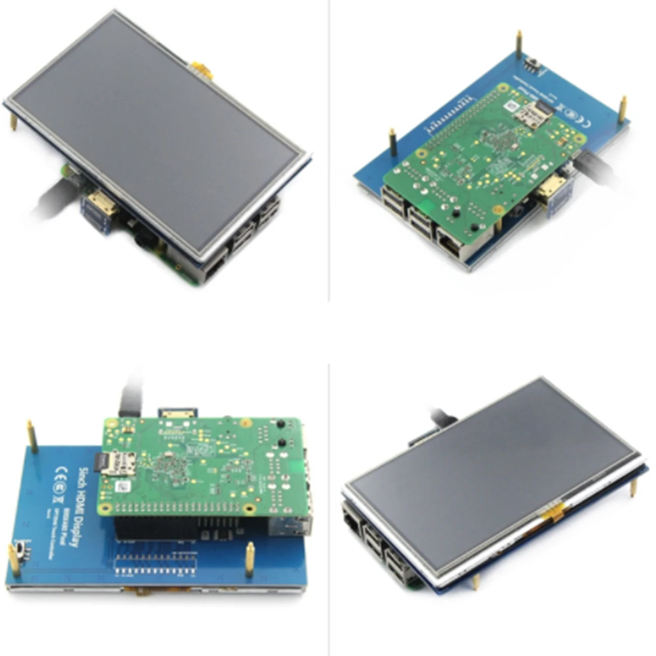 Raspberry Pi 4 Pi на тонкопленочных транзисторах на тонкоплёночных транзисторах 5 дюймов резистивный Сенсорный экран 5,0 дюймов ЖК-дисплей экран модуль HDMI интерфейс для Raspberry Pi 3 модель+/B+/2B