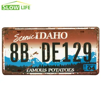 

Scenic Idaho 8B DE129 Car Metal License Plate Metal Tin Sign Vintage Home Decor Tin Sign Decorative Metal Sign New Metal Plaque