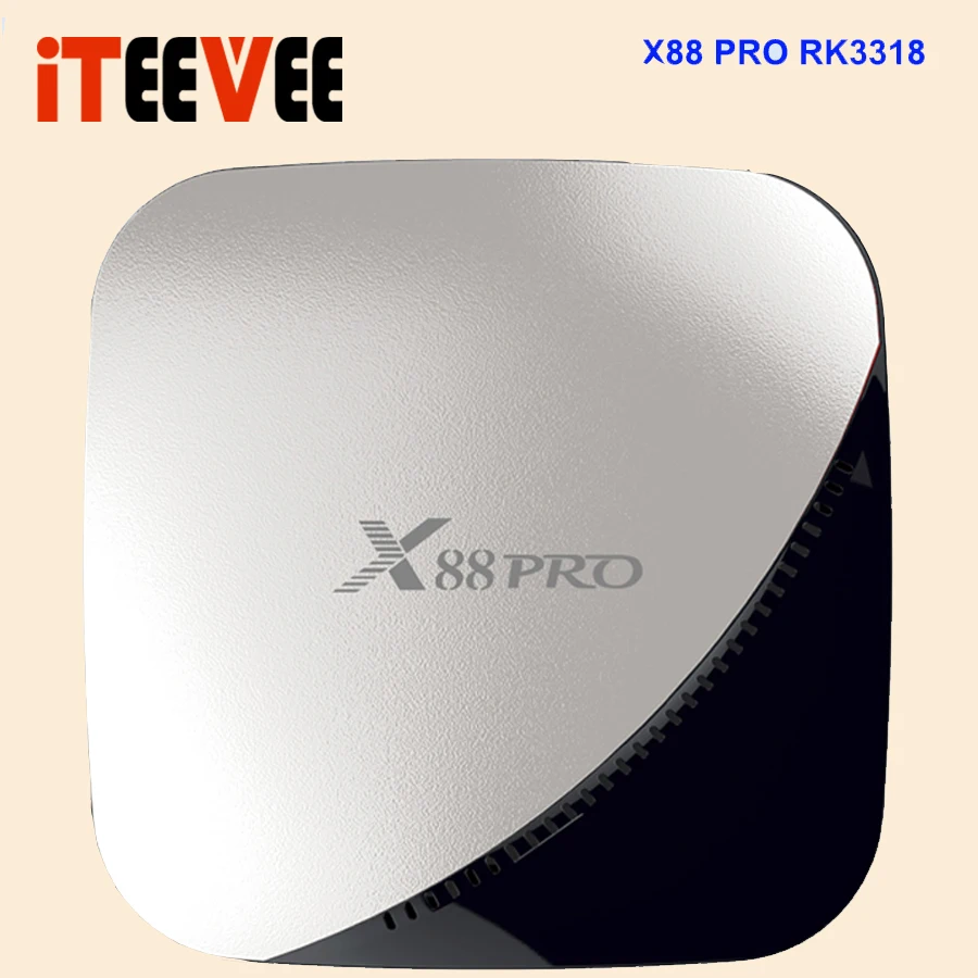 X88 PRO Smart tv Box Android 9,0 4K Rockchip RK3318 Четырехъядерный 4 Гб 64 Гб 2,4 г/5 г Wi-Fi Смарт ТВ-бокс 2 Гб 16 Гб медиаплеер 50 шт