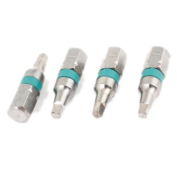 

10x New 4 Pcs 1/4" Hex 25mm Length 2.3mm x 2.3mm Square Head Screwdriver Bits