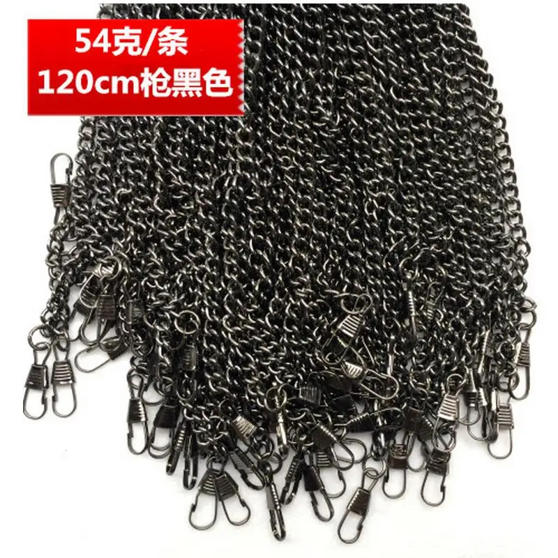 1pcs 120cm Sideways bags chain Vintage Metal Shoulder Strap Chain purse DIY Sewing handmade Bag part Cords purse handle AU294