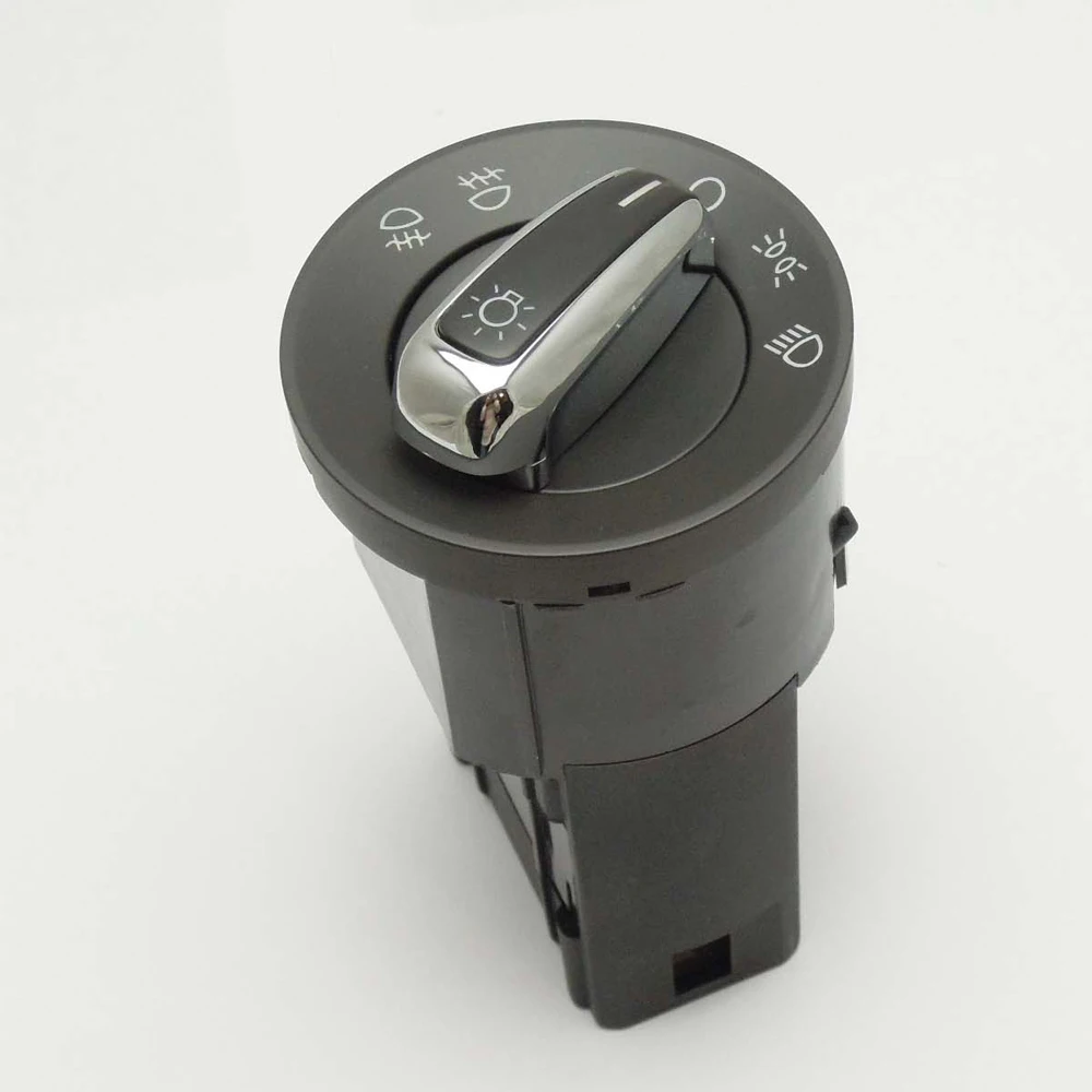 3BD 941 531 A Chrome Headlight Switch with Fog Light Control For VW