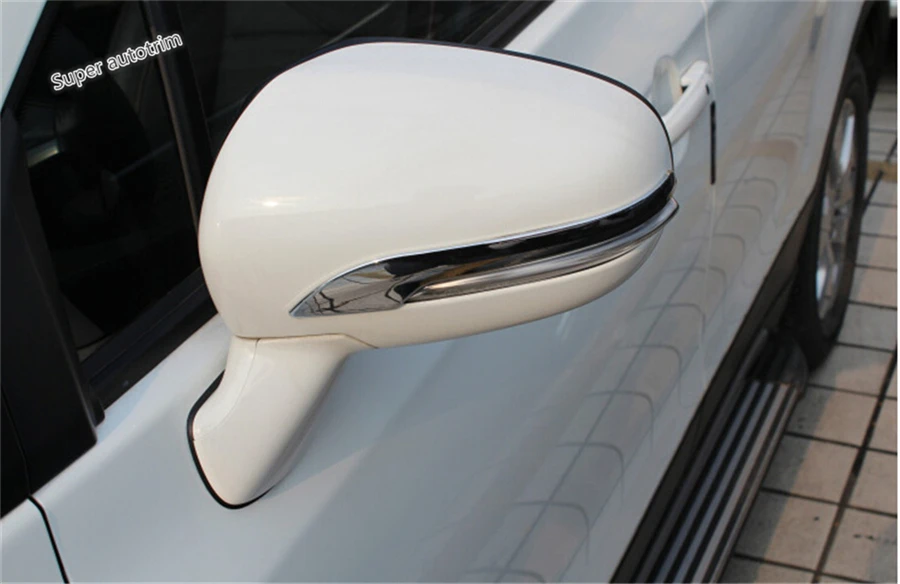 

Lapetus Bright Chrome Car Rearview Mirror Lid Protection Strip Cover Trim 2 Pcs Fit For Suzuki Sx4 s-cross 2017 2018 2019 ABS