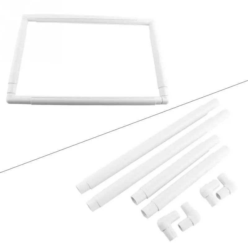 Модная квадратная прямоугольная пластиковая рамка с зажимом для вышивки крестиком для шитья, рукодельного шитья, инструмент для рукоделия, аксессуары для рукоделия