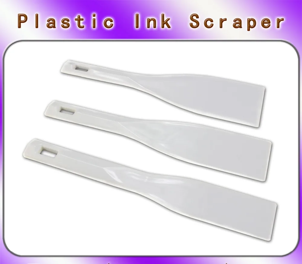 

free shipping three size screen printing scraper plastics ink scraper silk screen printing