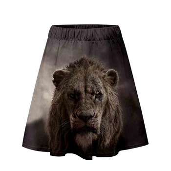 

The Lion King Simba 2019 3D Style Skirt Girl Casual Summer Trend Fashion Women's Casual Skirt Cool Summer Fashion Style