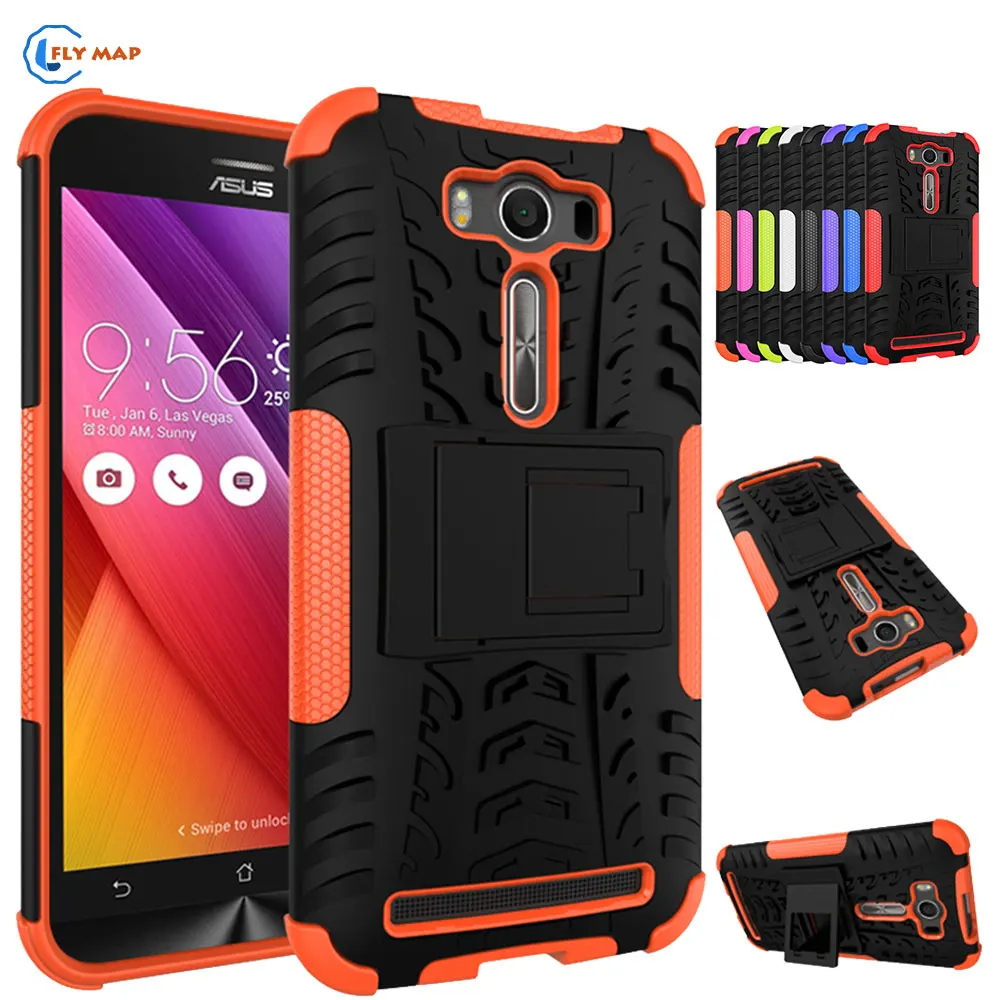 

Coque For ASUS Zenfone 2 Laser ZE500KL ZE 500KL ZE500 KL Plastic Box Silicone TPU Bracket Phone Case For ASUS_Z00ED Z00ED Cover