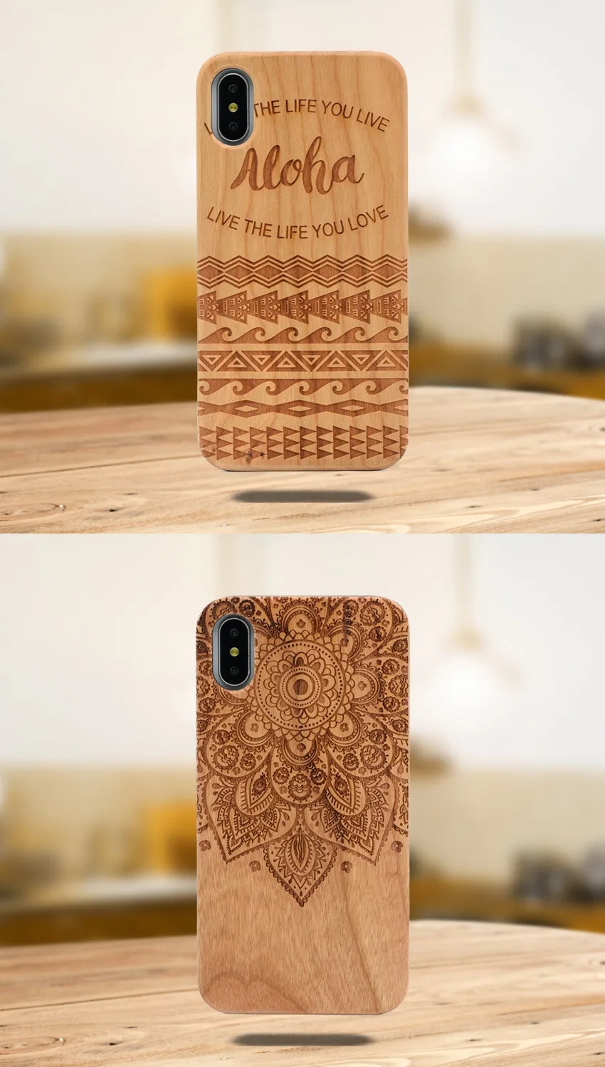 PEIPENG New Wood Phone Case For iPhone 6 6S 6 Plus 7 7Plus XS MAX XR Ultra-thin Cover Wooden High Quality Shockproof Protector thin phone case