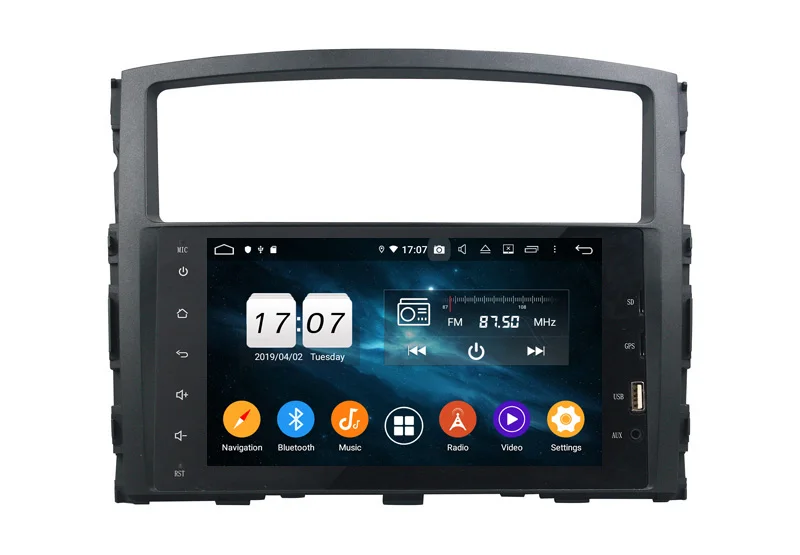 Excellent 4+64GB Android 9.0 car multimedia player for Mitsubishi pajero V97 V93 V87 2006-2019 with gps navigation wifi bluetooth 4.2 4