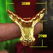 20Pcs Imitation gold furniture feet alloy foot foot wooden box gift Foot island foot decorative accessories