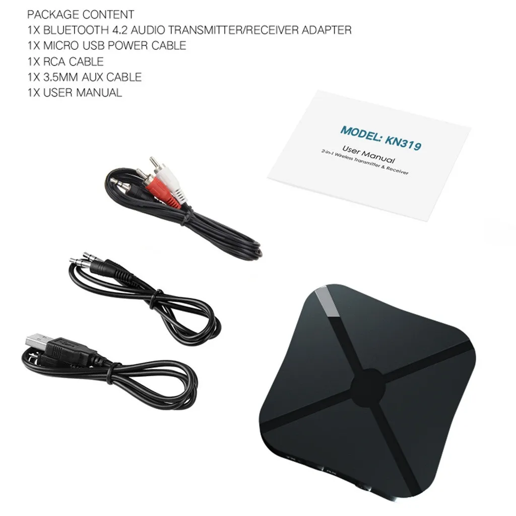 ZGPAX Bluetooth 4,2 передатчик Отправитель приемник 2 в 1 Цифровой оптический для столов ТВ домашняя звуковая система Автомобильная стерео система z60