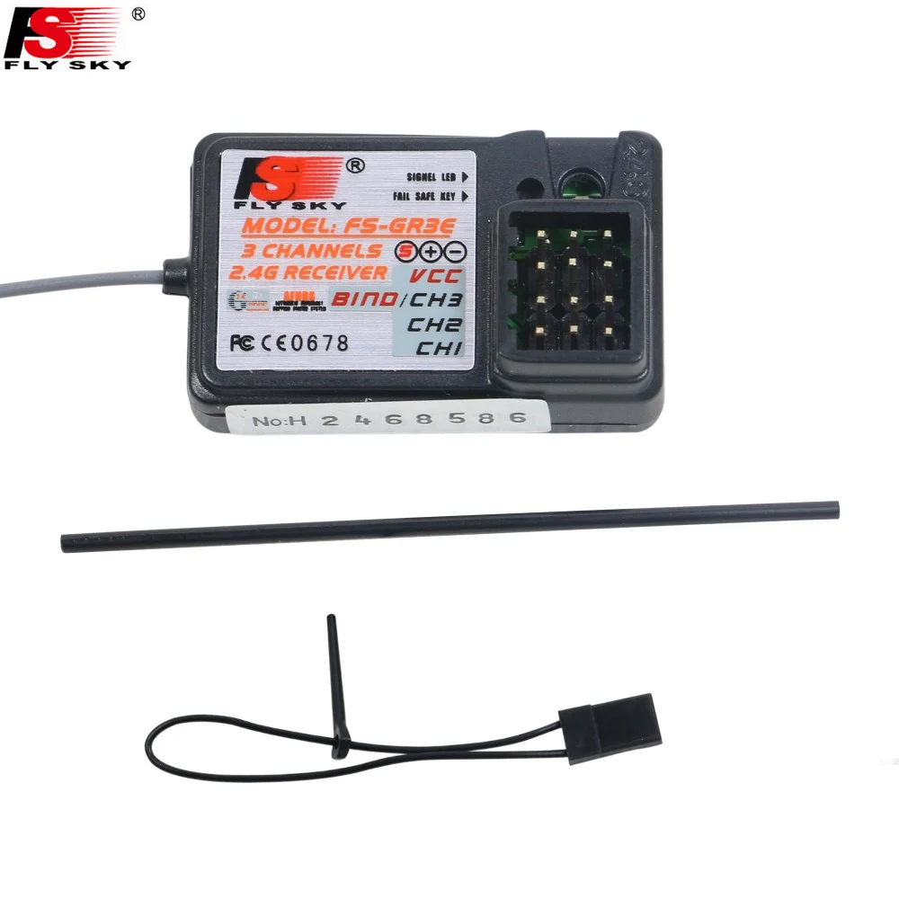 Flysky FS GT2B 2 4G 3CH передатчик пушки и GR3E приемник W/аккумулятор TX + USB Зарядное