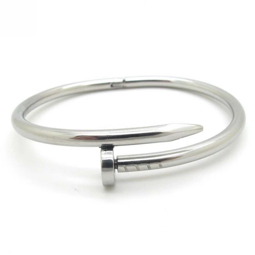 Fashionable Simple Design Gothic Smooth Screw Nut Bracelet New 2013