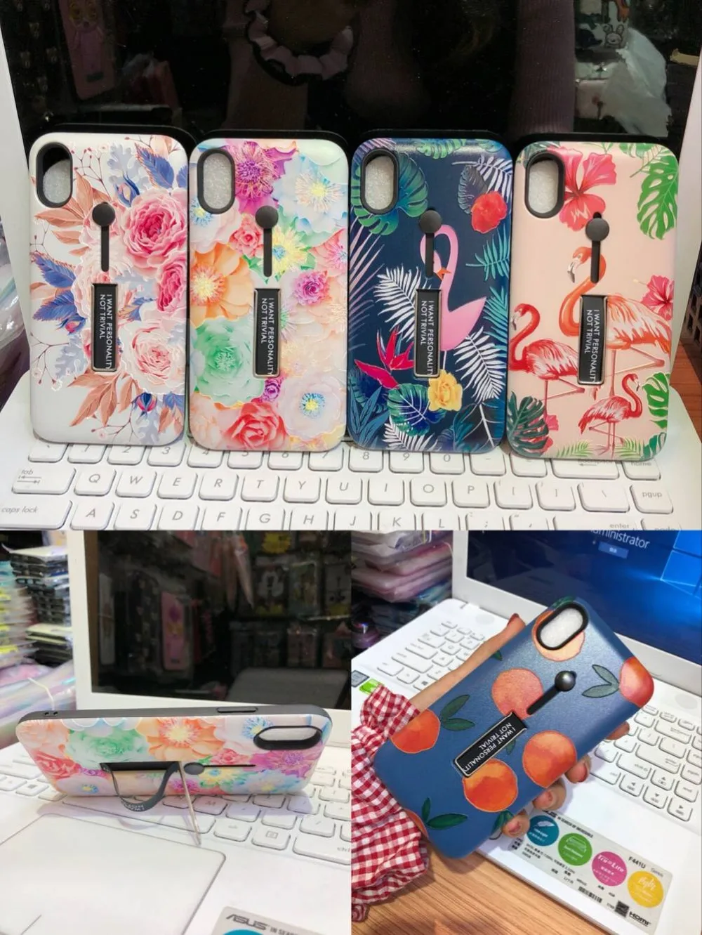 Axbety For Iphone Xs Max Xr 7 8 6s Plus Fashion Flower Silicon