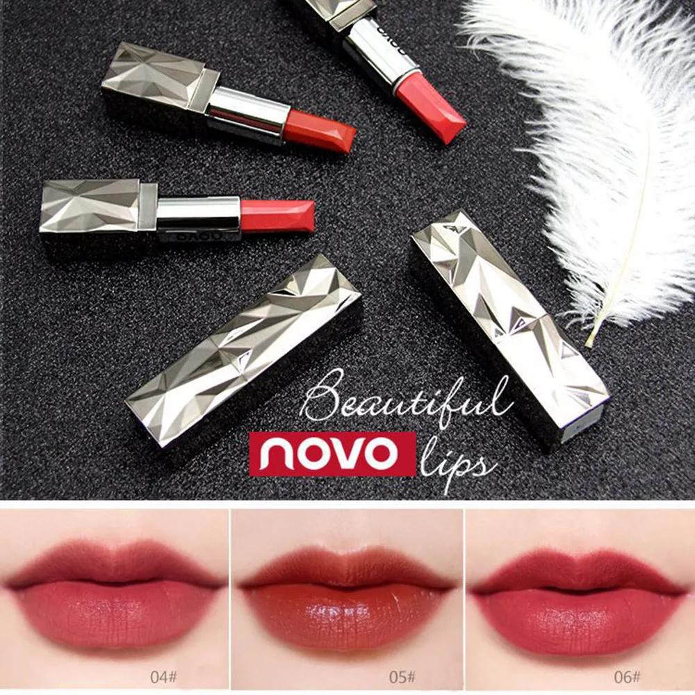 

Brand 6 Colors Smooth Lipsticks Makeup Matte korean style Shimmer Waterproof Long Lasting Lips Stick Gloss Cosmetics Set