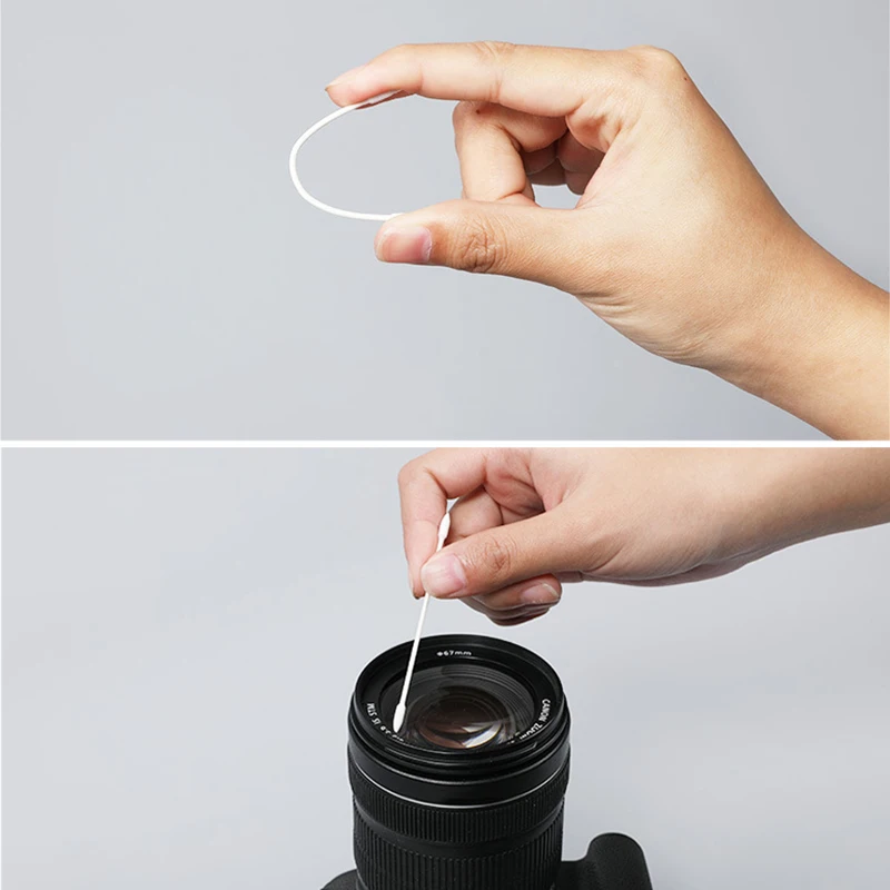 25pcs Dust Free Disposable Cleaning Swab Cotton StickFor AirPods Earphone case For camera lenses Phone Charge Port Accessories