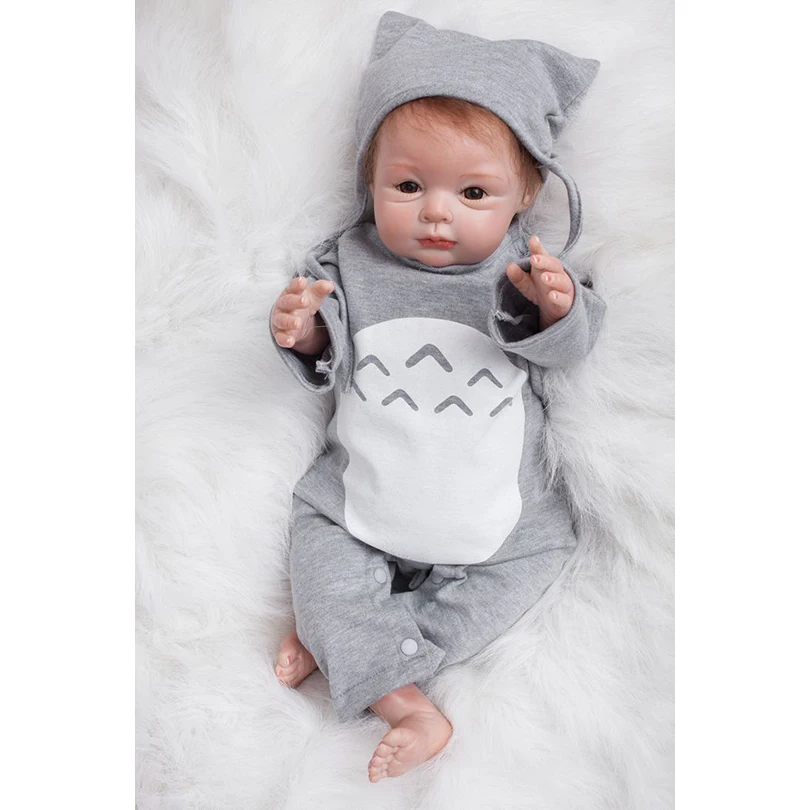 Кукла реборн Мягкая силиконовая Реалистичная виниловая кукла для новорожденных