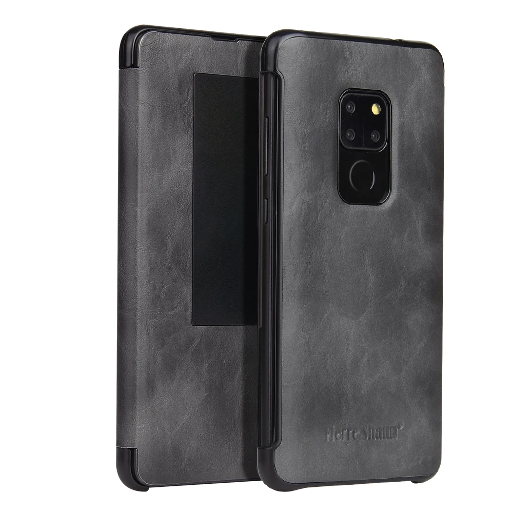 Чехол newisdom для huawei mate 20 pro из натуральной кожи mate20 умный флип защитный чехол 10