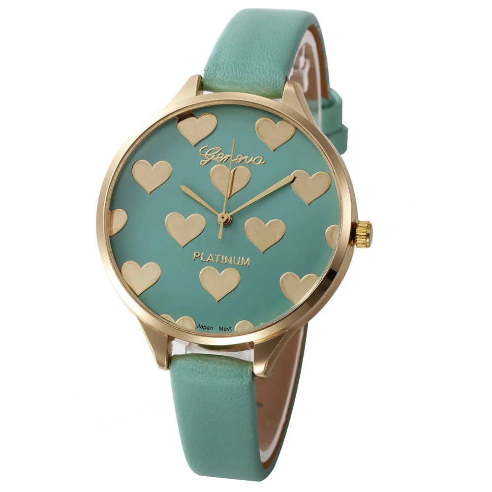 Gofuly женские часы стильные часы с сердечком модные повседневные часы кожаные женские наручные часы ЖЕНСКИЕ НАРЯДНЫЕ часы Reloj Mujer
