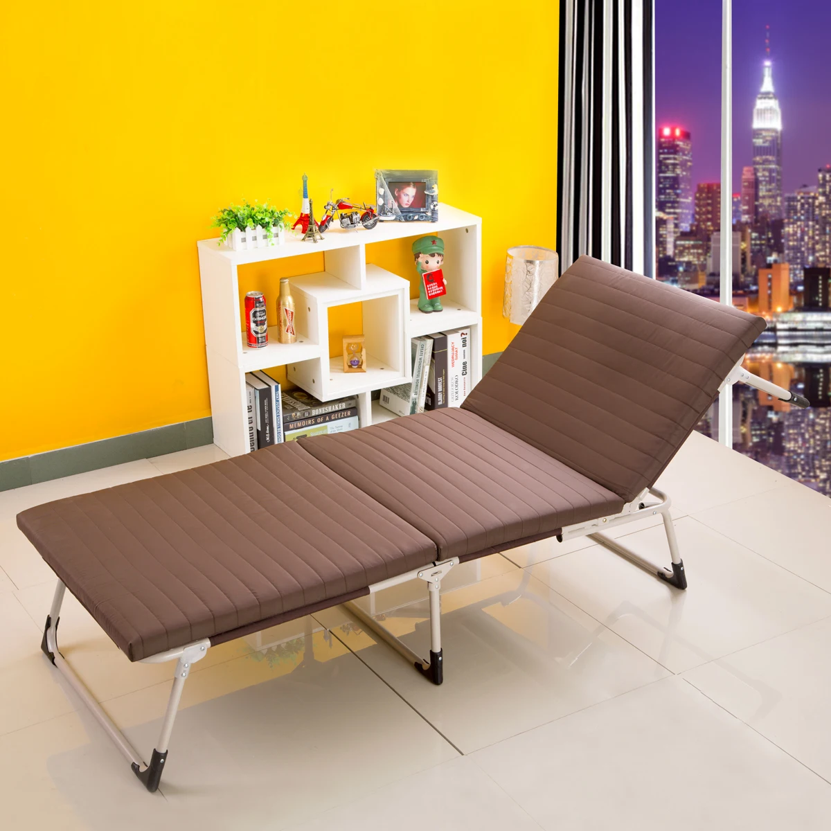 High quality soft comfortable folding single bed sponge simple office nap bed nursing bed