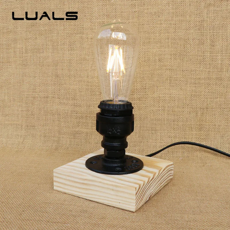 small industrial table lamp