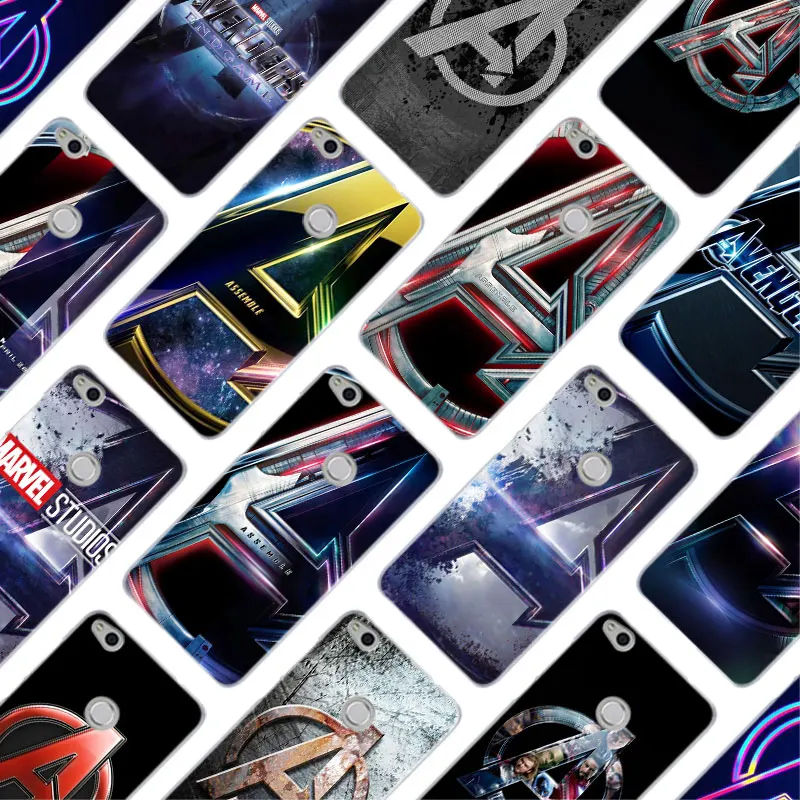 

MLLSE The Avengers LOGO Fashion Case Cover for Huawei NOVA 3 3i 4 Honor V20 8X 8A 7A Pro 7X 7C 7i 8 9 10 Lite Play Cover Hot