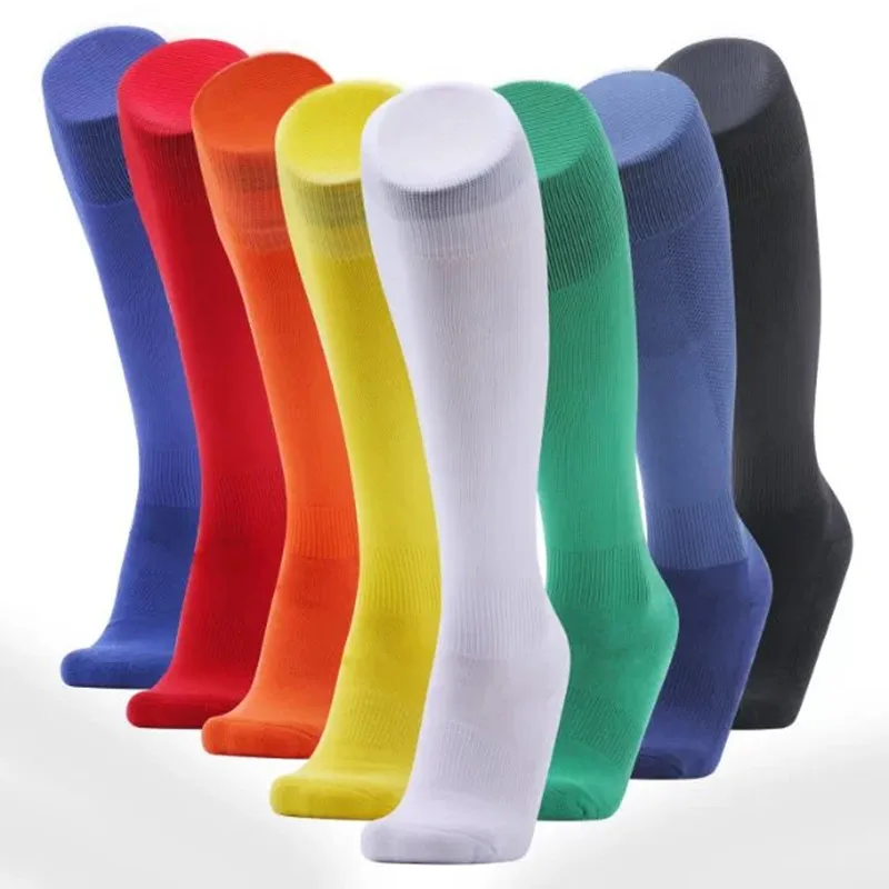 

Men Women Thicken Soccer Socks Soccer Socks Knee Length Legging Knee Volleyball Rugby Outdoor Sports Breathable Long Socks DH08