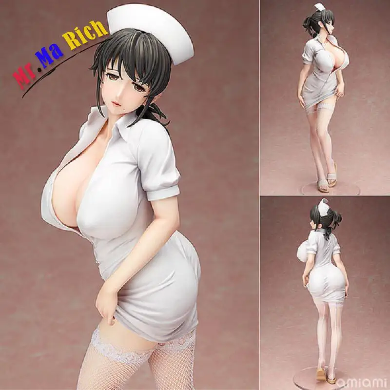 

Anime Nurse Death Penalty Hospital FREEing Akawa Asami 42cm 1/4 Model PVC Collectible Sexy Action Figure Mami Akabane Adult Doll