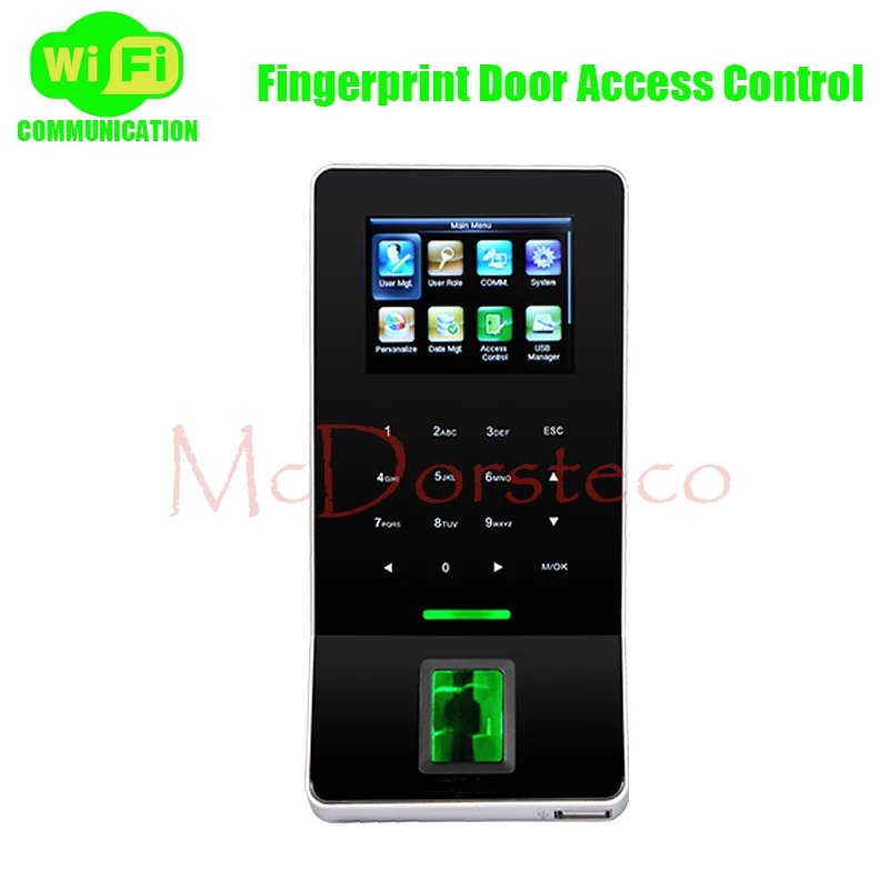ZK F22 WiFi контроль доступа по отпечаткам пальцев TCP/IP wiegand in & Out Tcp/ip биометрический