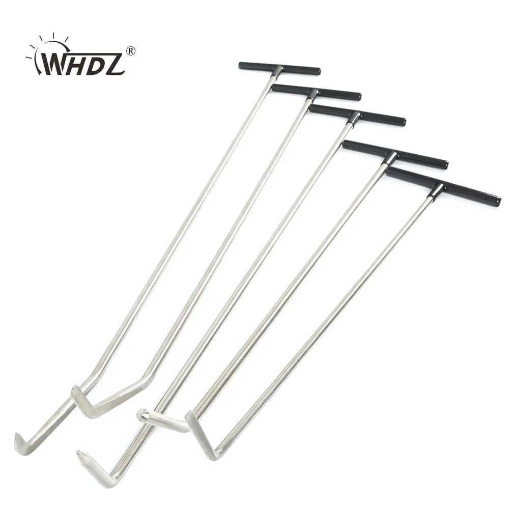 5 Pieces Auto Body Dent Removal Pdr Rod Tool Kit- Hail and Ding Repair Starter Set Dent Removal Hand tools Rods (3)