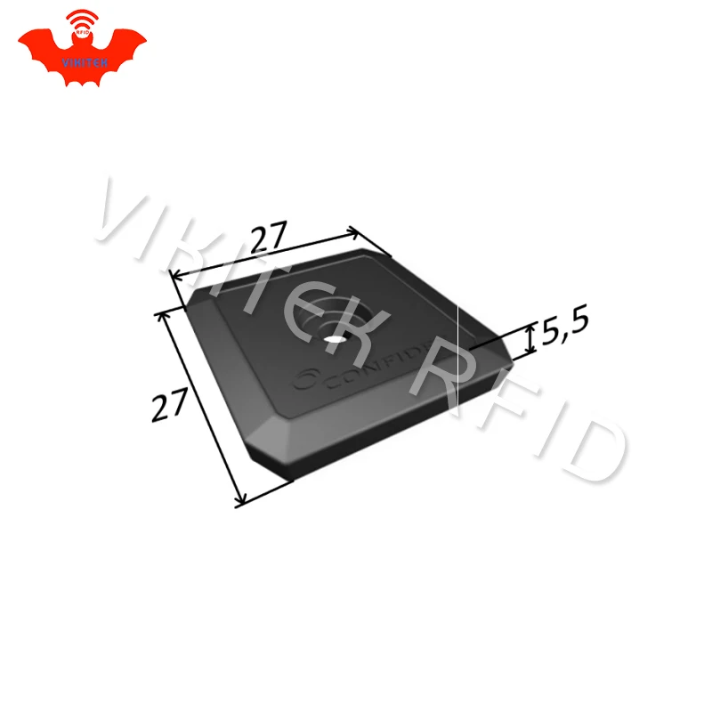 UHF RFID Метка confidex ironside micro 915m 868m Impinj Monza4QT EPC 100 шт. Бесплатная доставка Прочный ABS