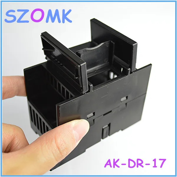 

4 pcs plastic enclosure din rail enclosure 80*62*45mm plastic box for electronic project electronics outlet enclosure