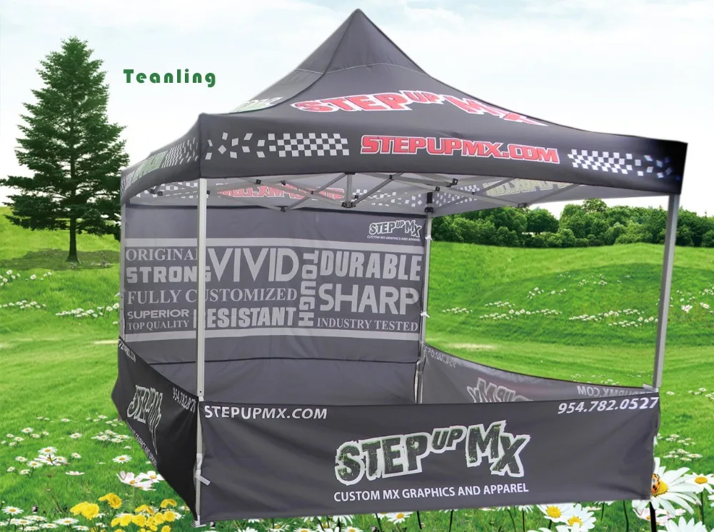 3*3 m folding tent / advertise tents with customized logo, aluminum