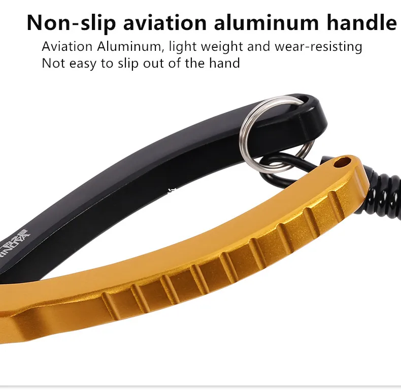 Alicates de Pesca Ferramenta de Pesca Alicate de Pesca Tsurinoya Aviação Alumínio-liga Multifunction Pesca Alicate Pince 17.5 cm 95g 10 Esporte e Lazer