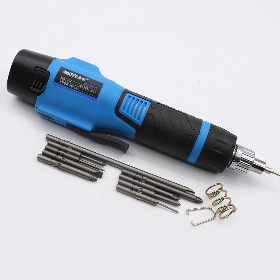 

Lithium electric screwdriver charging wireless multi-function 12V straight handle electric drill cordless drill