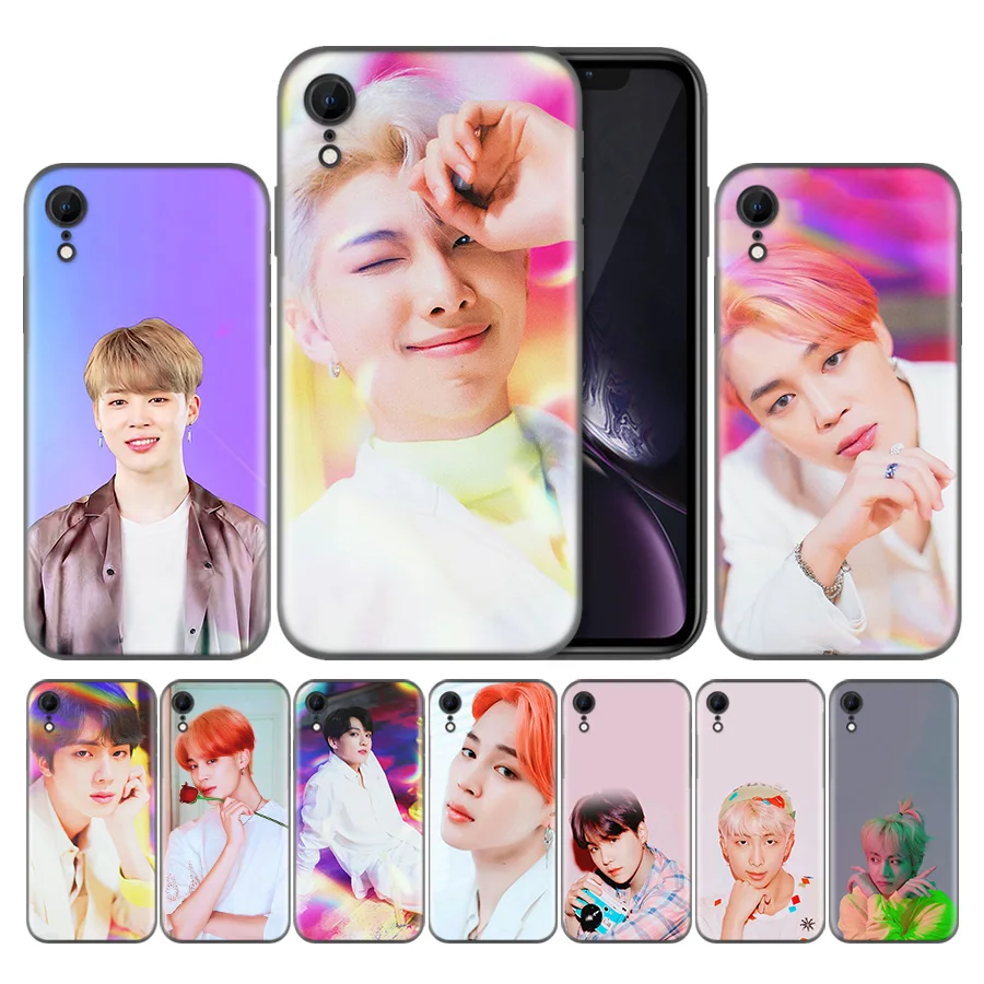 

Soft TPU Silicone Phone Cases For Apple iPhone 7 7S 8 Plus X XS Max XR 5 5s SE 6 6s Capa Back Cover Map of the soul Persona