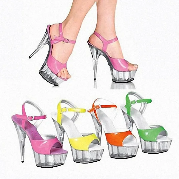 Сексуальная танцевальная обувь laijianjinxia/босоножки на высоком каблуке 15 см танцевальная обувь для ночного клуба обувь для танцев на шесте сандалии на платформе 5 см Женская обувь