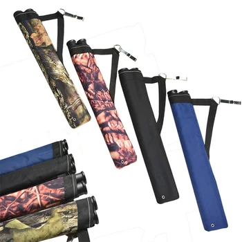 

1pc Archery Arrow Quiver Holder Pouch 2 Tube Shoulder Arrow Holder 4 Colors Hunting Accessory