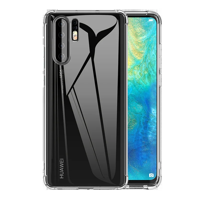 Для Huawei P30 lite Pro Чехол для телефона Ультра-тонкий прозрачный ТПУ Силиконовый чехол