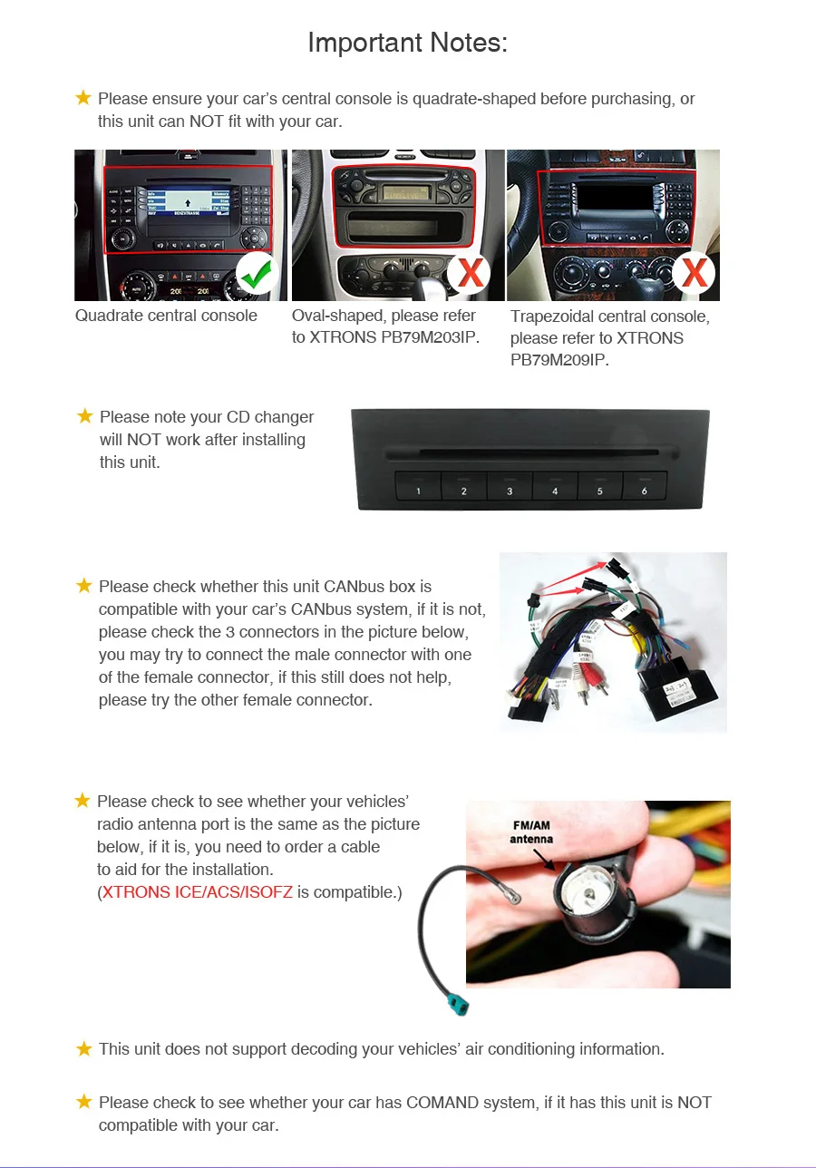 Clearance XTRONS 7"Android 9.0 Octa Core Car DVD Player for Mercedes Benz W245 W169 Viano Vito W639 Sprinter W906 2006-2008 2009 2010 2011 3 Clearance XTRONS 7"Android 9.0 Octa Core Car DVD Player for Mercedes Benz W245 W169 Viano Vito W639 Sprinter W906 2006-2008 2009 2010 2011 3