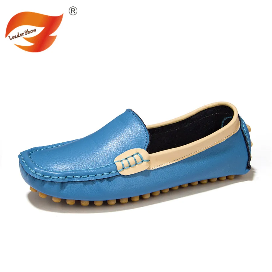 

2017 New Arrival Spring Women Flats shoes Brand Female Loafers shoes Woman Summer Genuine Leather Casual shoes Pisos Mujer